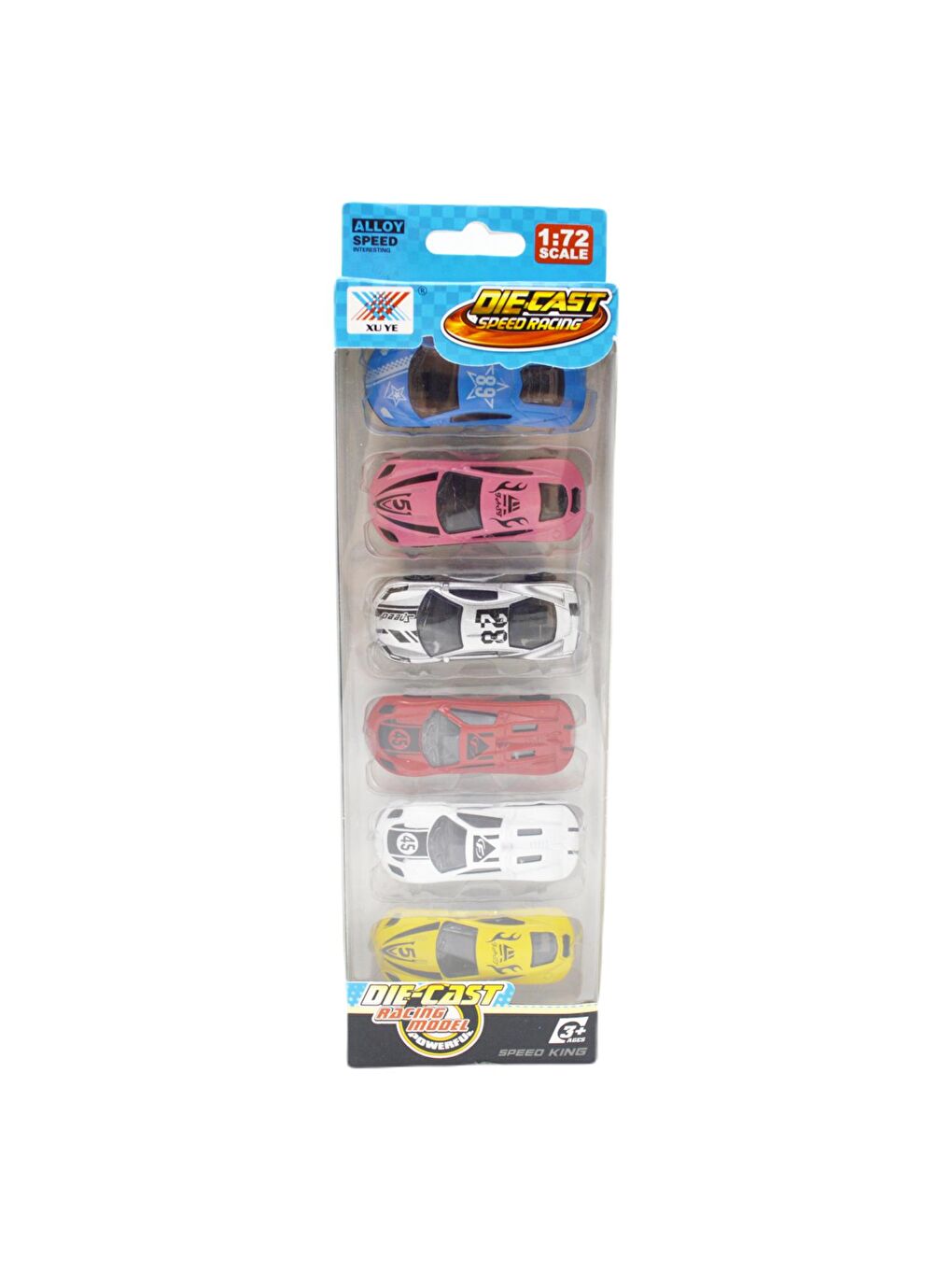 6 lı Araba Seti Oyuncak Araba Koleksiyonu Die-Cast 1:72 Ölçek K101A31 GKO-1