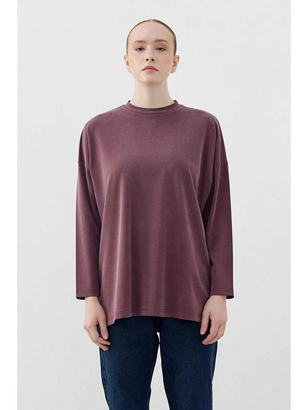 Spor Model Bluz Tunik 1807 Bordo