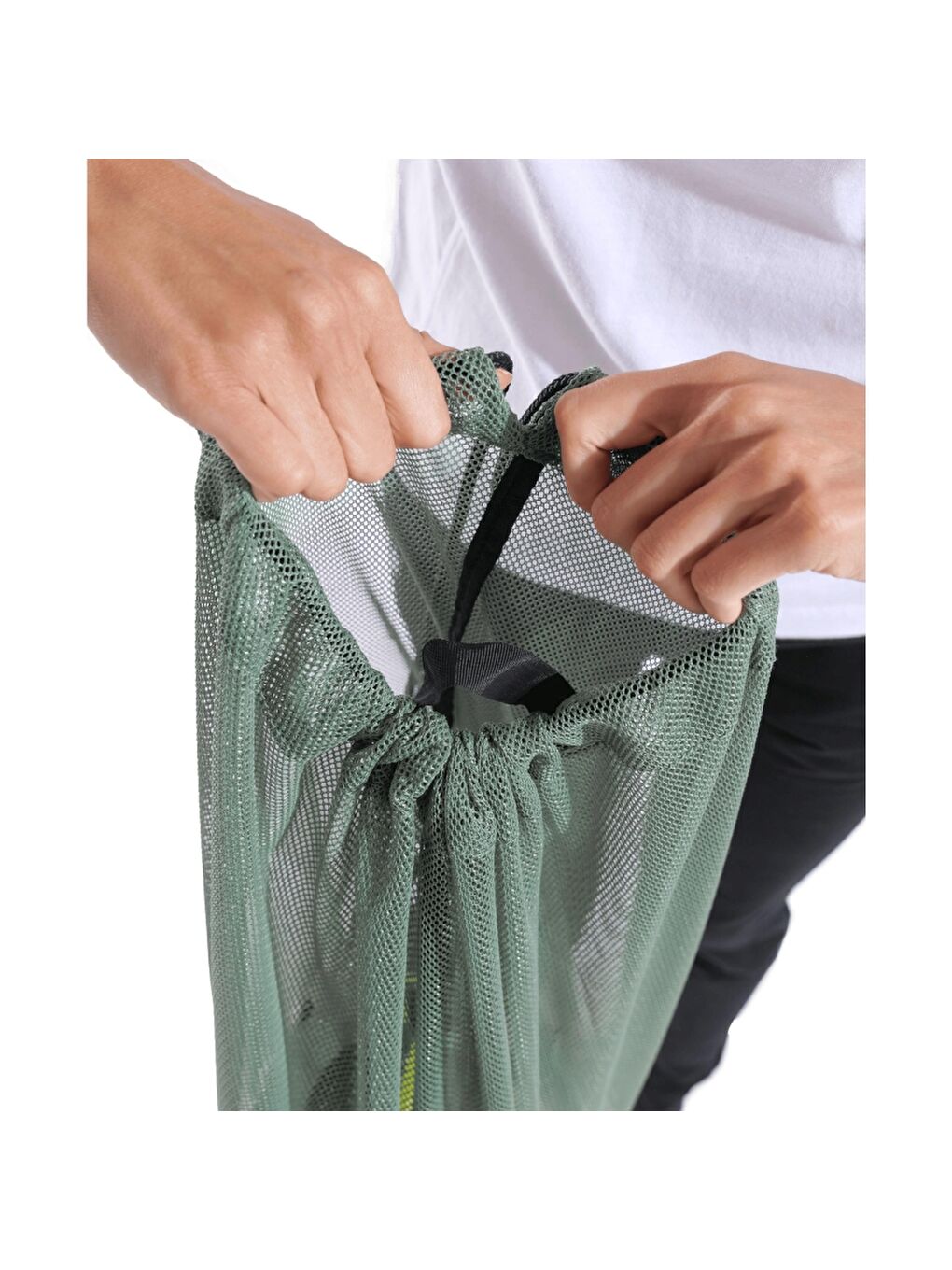 Yeşil One Go Mesh Bag Sage File Çanta 010240300-2