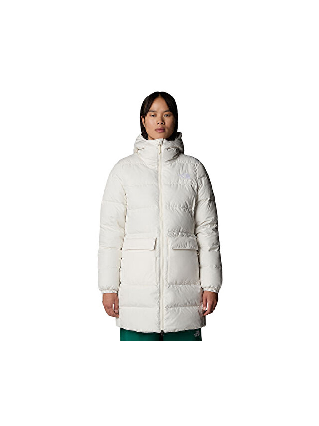 W Gotham Parka Kadın Outdoor Montu Nf0a84ıxqlı1 Beyaz-1