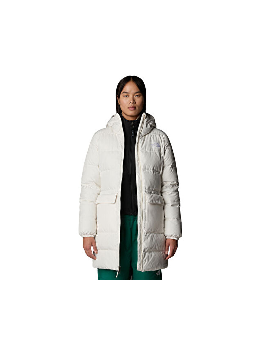 W Gotham Parka Kadın Outdoor Montu Nf0a84ıxqlı1 Beyaz-3