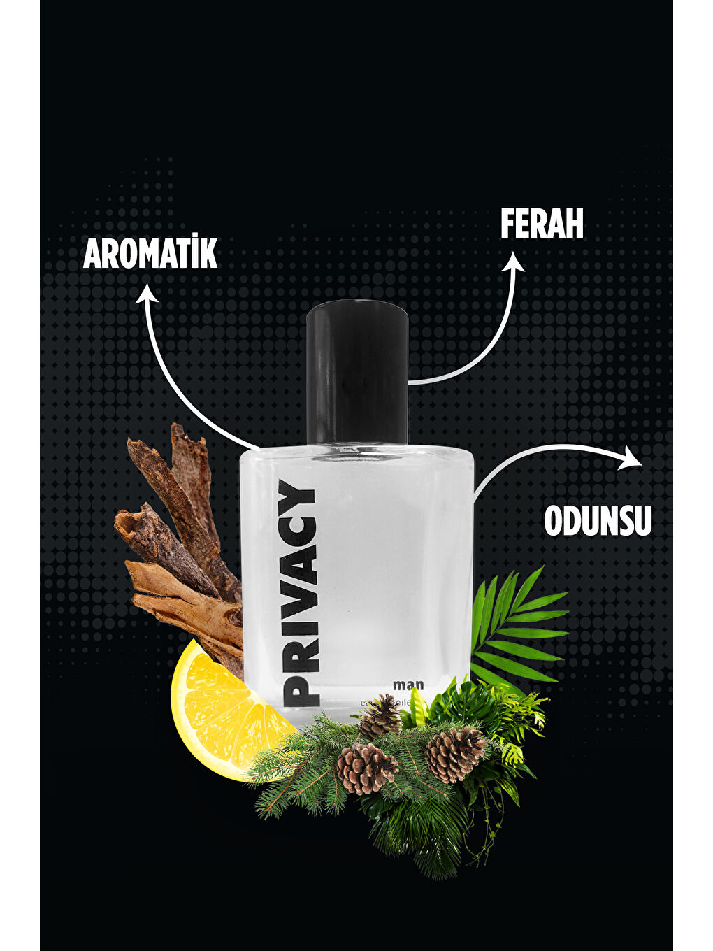 Privacy Beyaz Erkek Parfüm 50 ml - 3