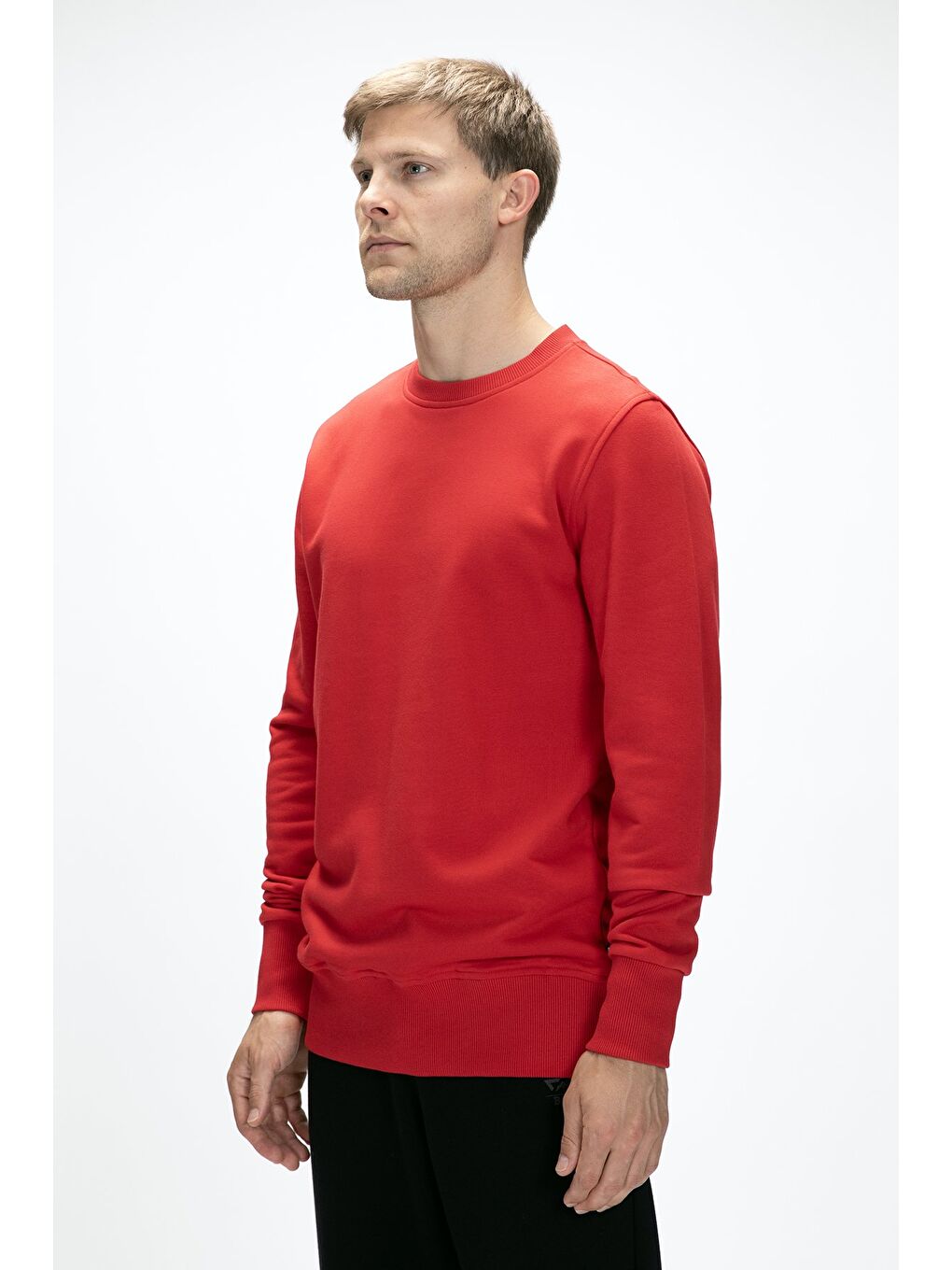 Corner Kırmızı Crewneck Erkek Sweatshirt-1