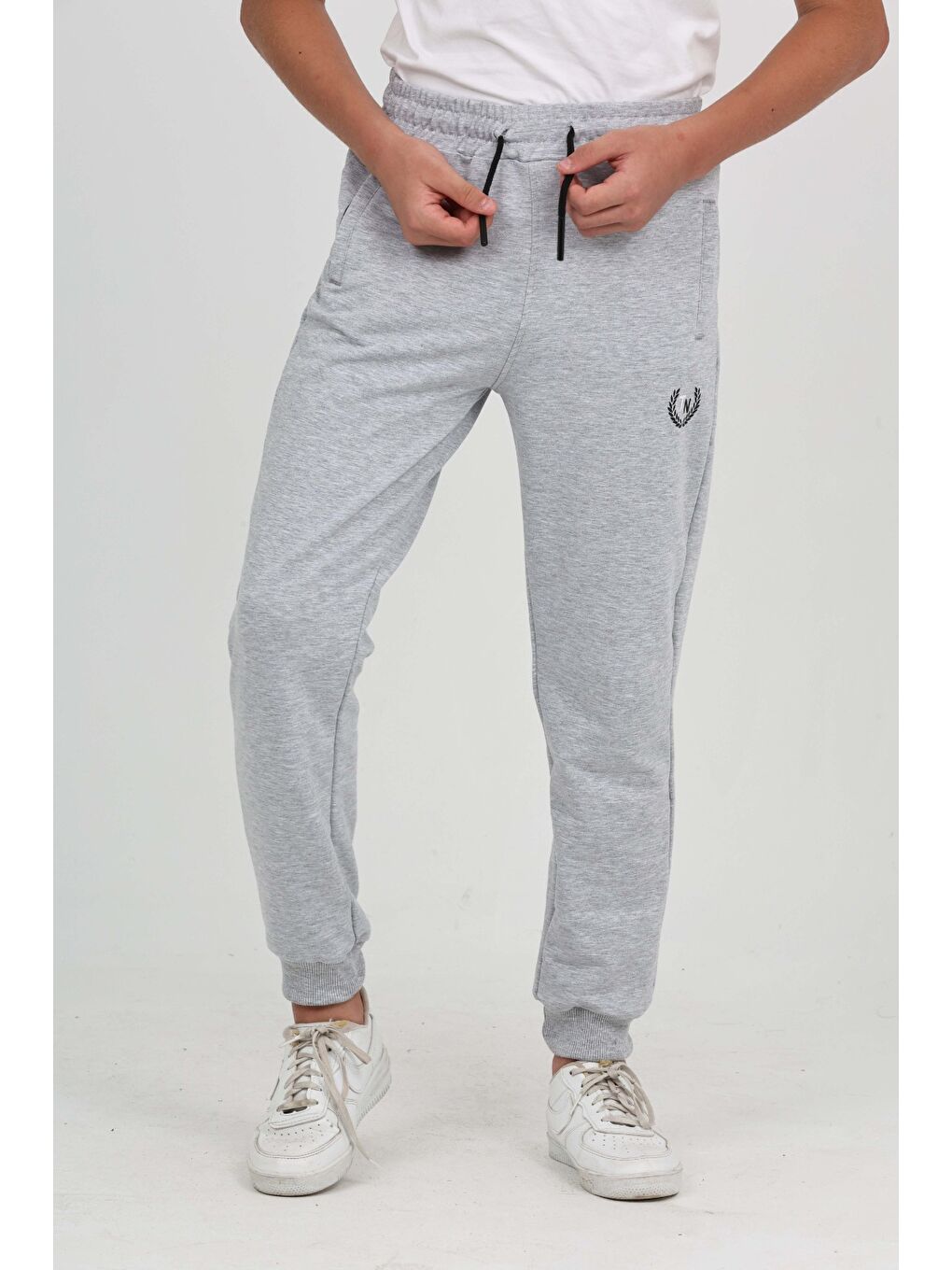 Gri Erkek Çocuk TN Baskılı Eşofman Alt