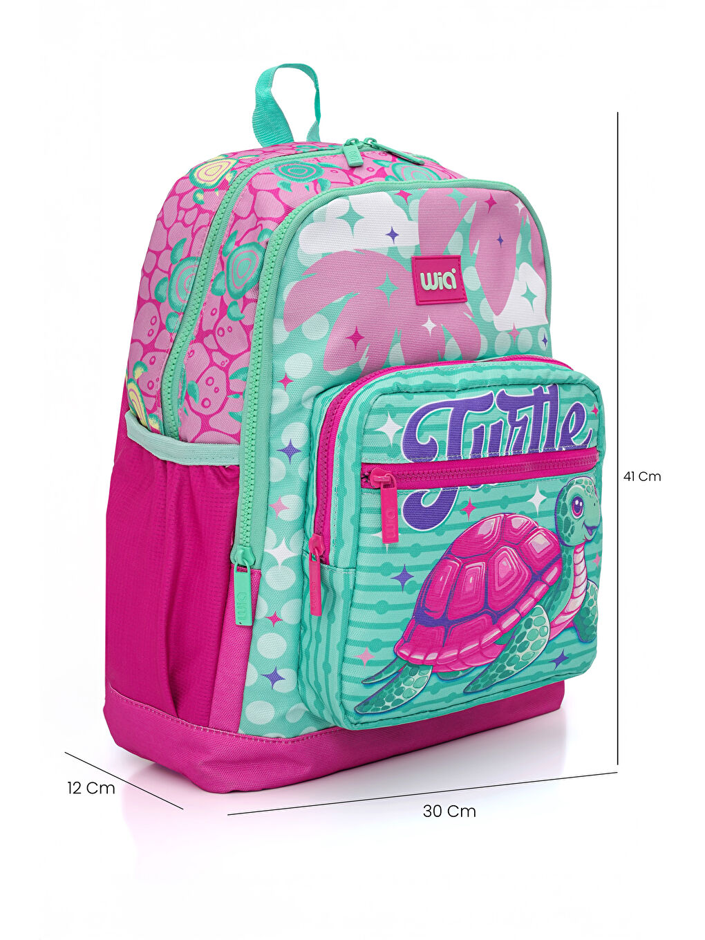 3'lü Kaplumbağa Temalı Çocuk Okul Çanta Seti-4