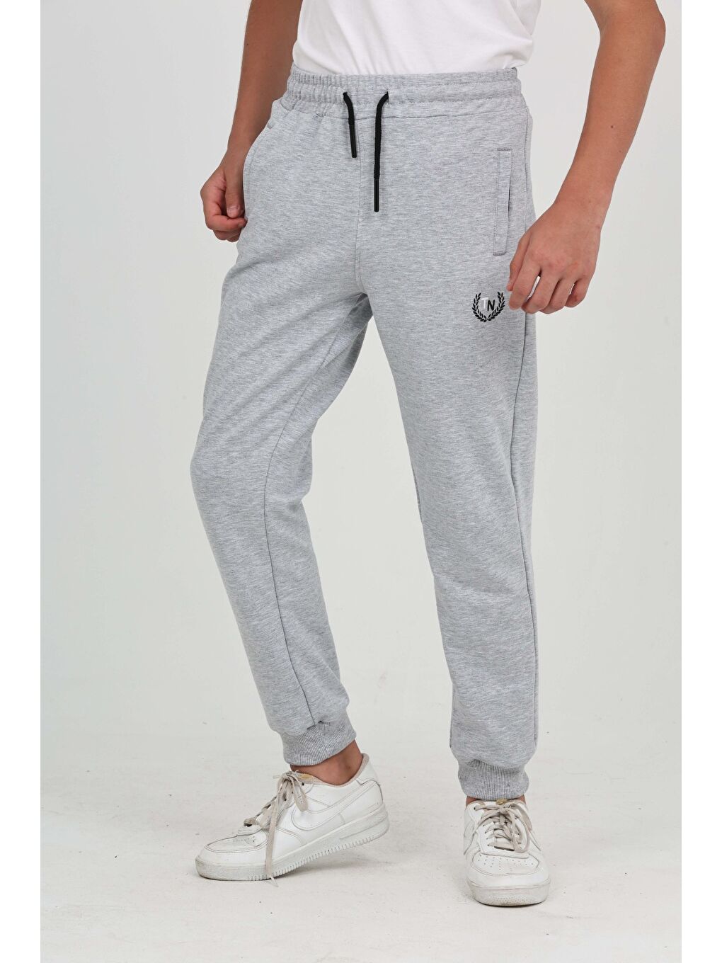 Gri Erkek Çocuk TN Baskılı Eşofman Alt-3