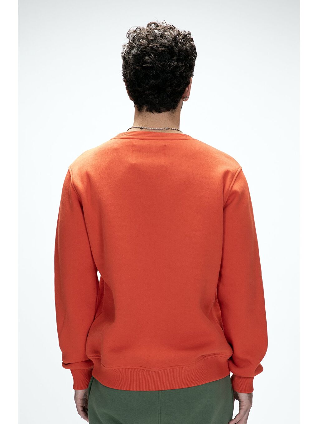 Kahverengi Adventure Tarçın Crewneck Erkek Baskılı Sweatshirt-2