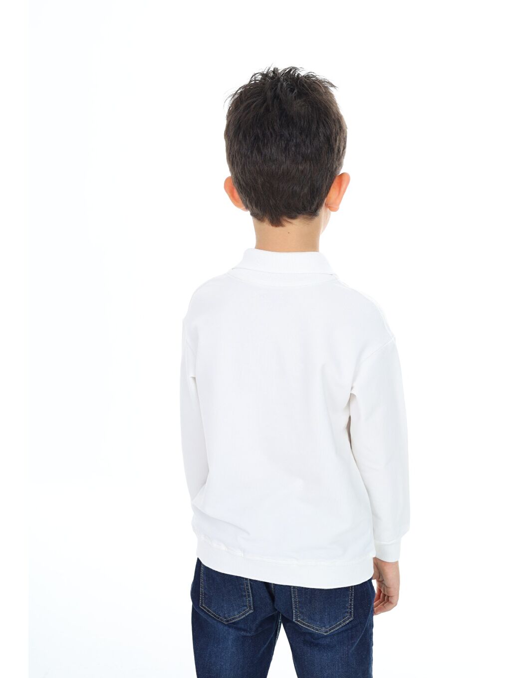 Ekru Erkek Çocuk Baskılı Tişört-3