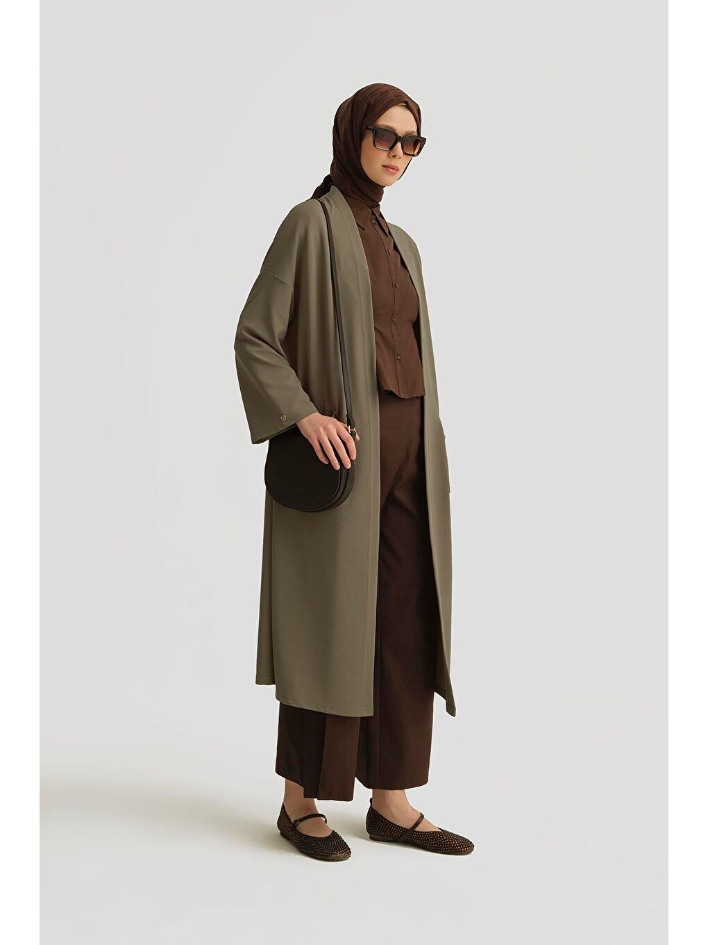 Zincir Detaylı Giy Çık 25Yt521 Haki-3