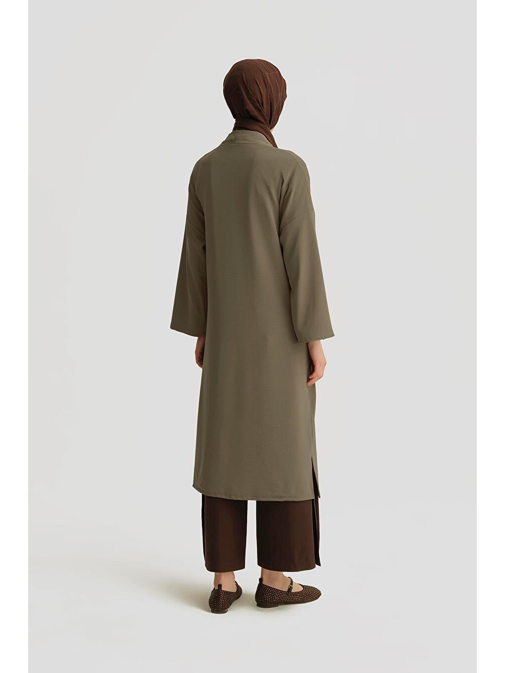 Zincir Detaylı Giy Çık 25Yt521 Haki-4