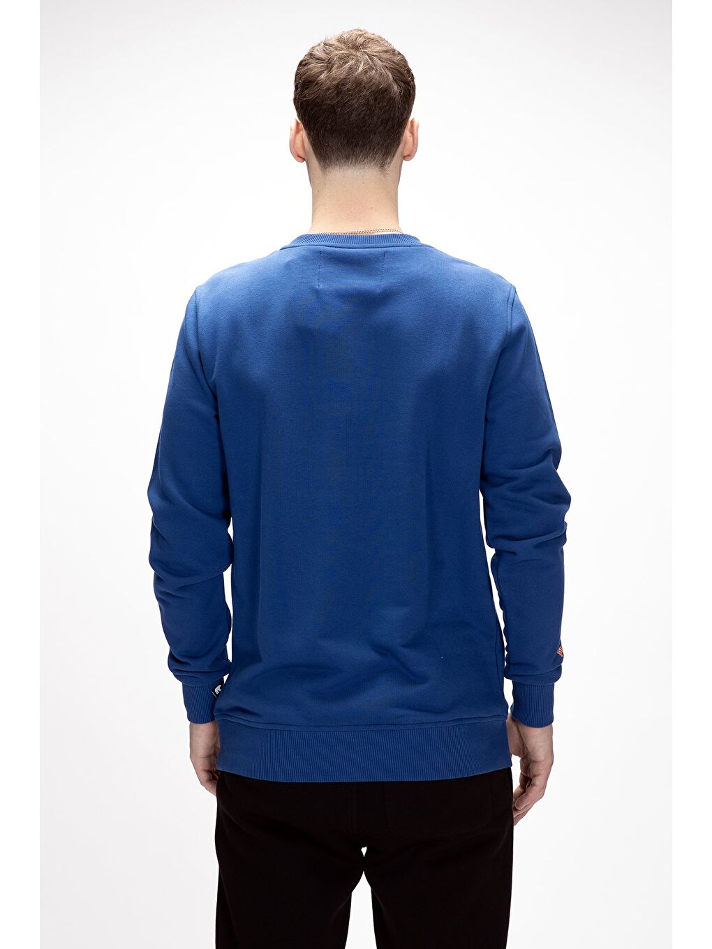 Acme Parlament Mavisi Erkek Baskılı Sweatshirt-2