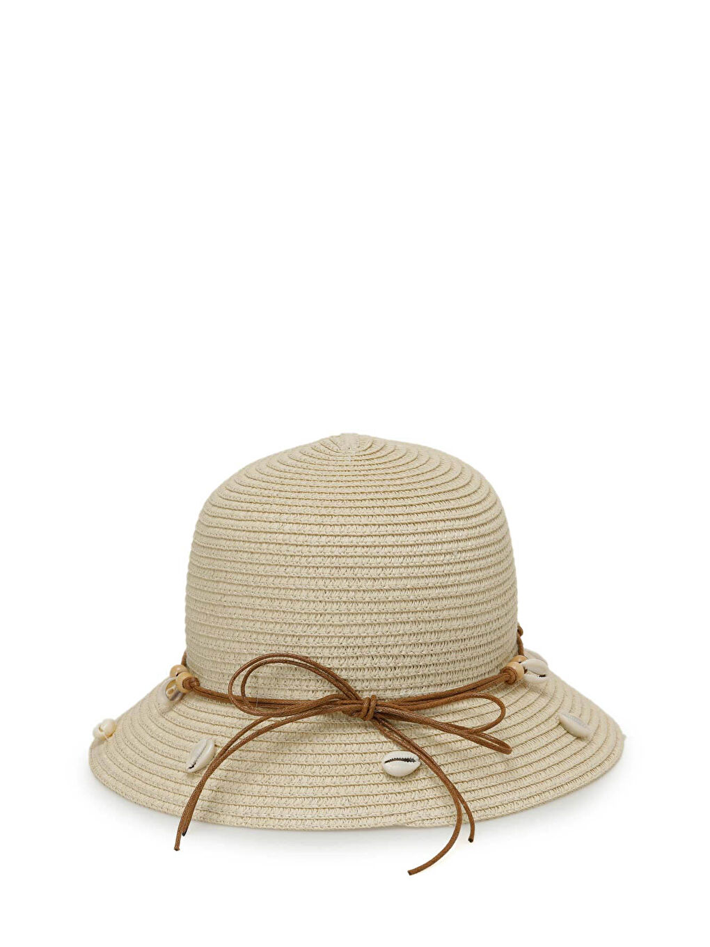 SHELL STRAW-W 5FX Bej Kadın Hasır Şapka-1