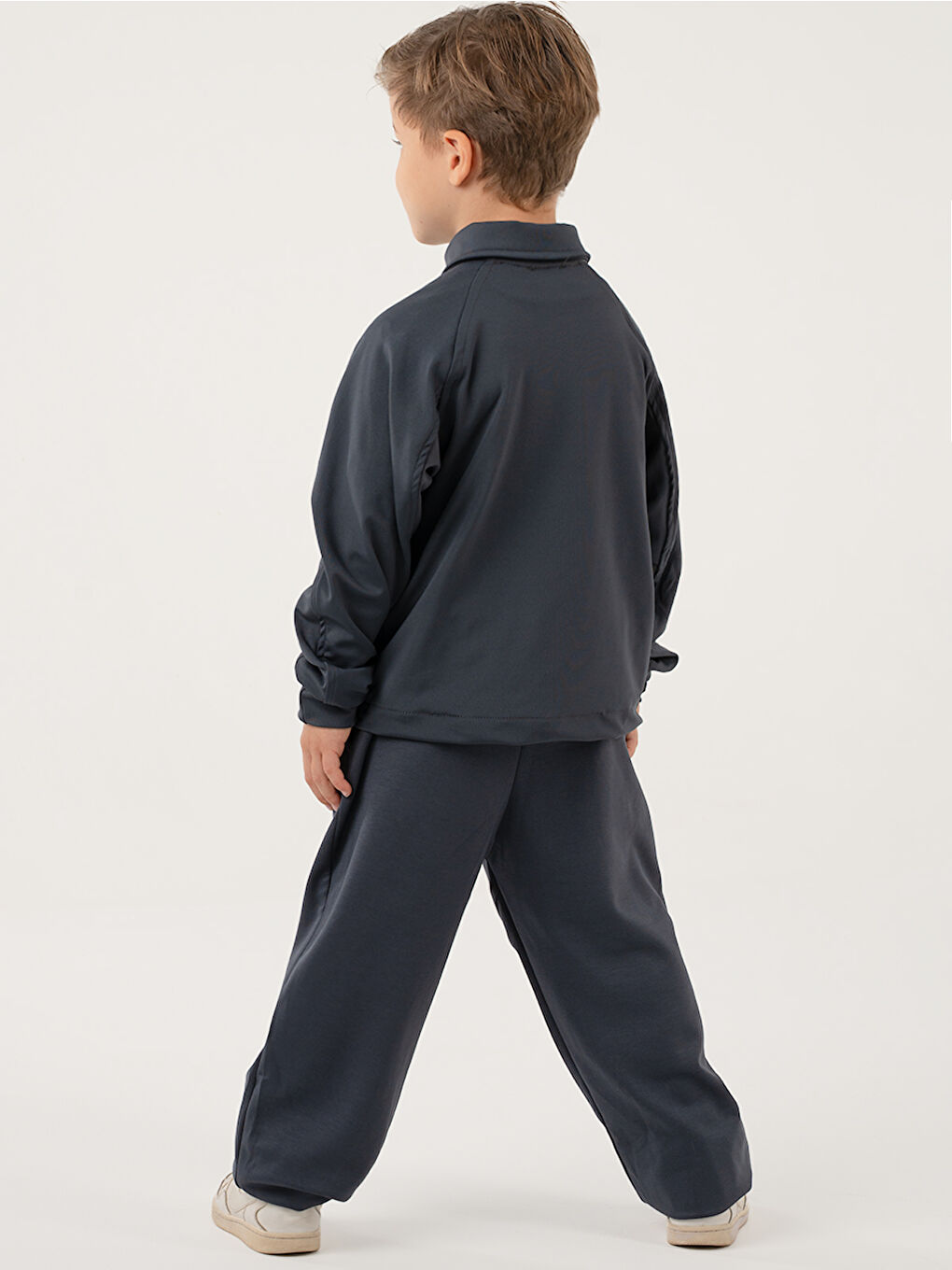 Erkek Çocuk Pocket Antrasit Yumuşak Modal Eşofman Takım-2