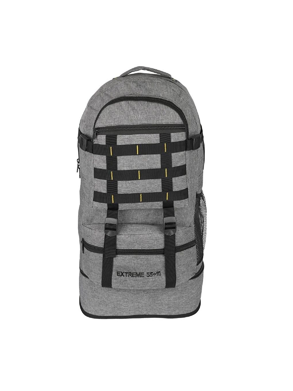 4 Bölmeli Kolonlu Dağcı Sırt Çantası 65 Litre Gri (2550)