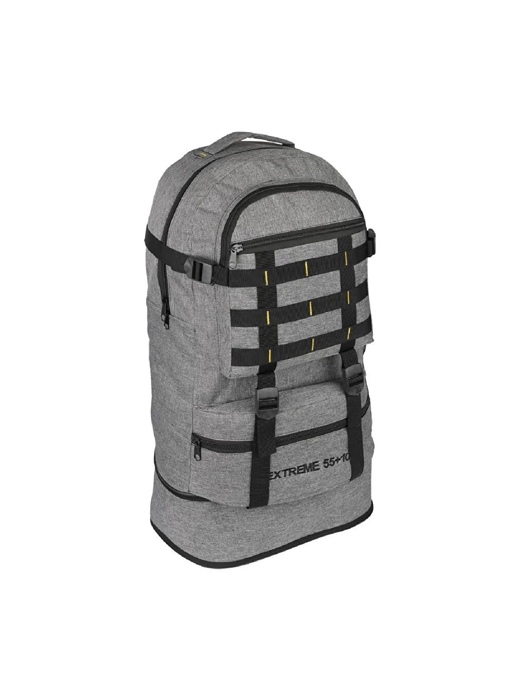 4 Bölmeli Kolonlu Dağcı Sırt Çantası 65 Litre Gri (2550)-1