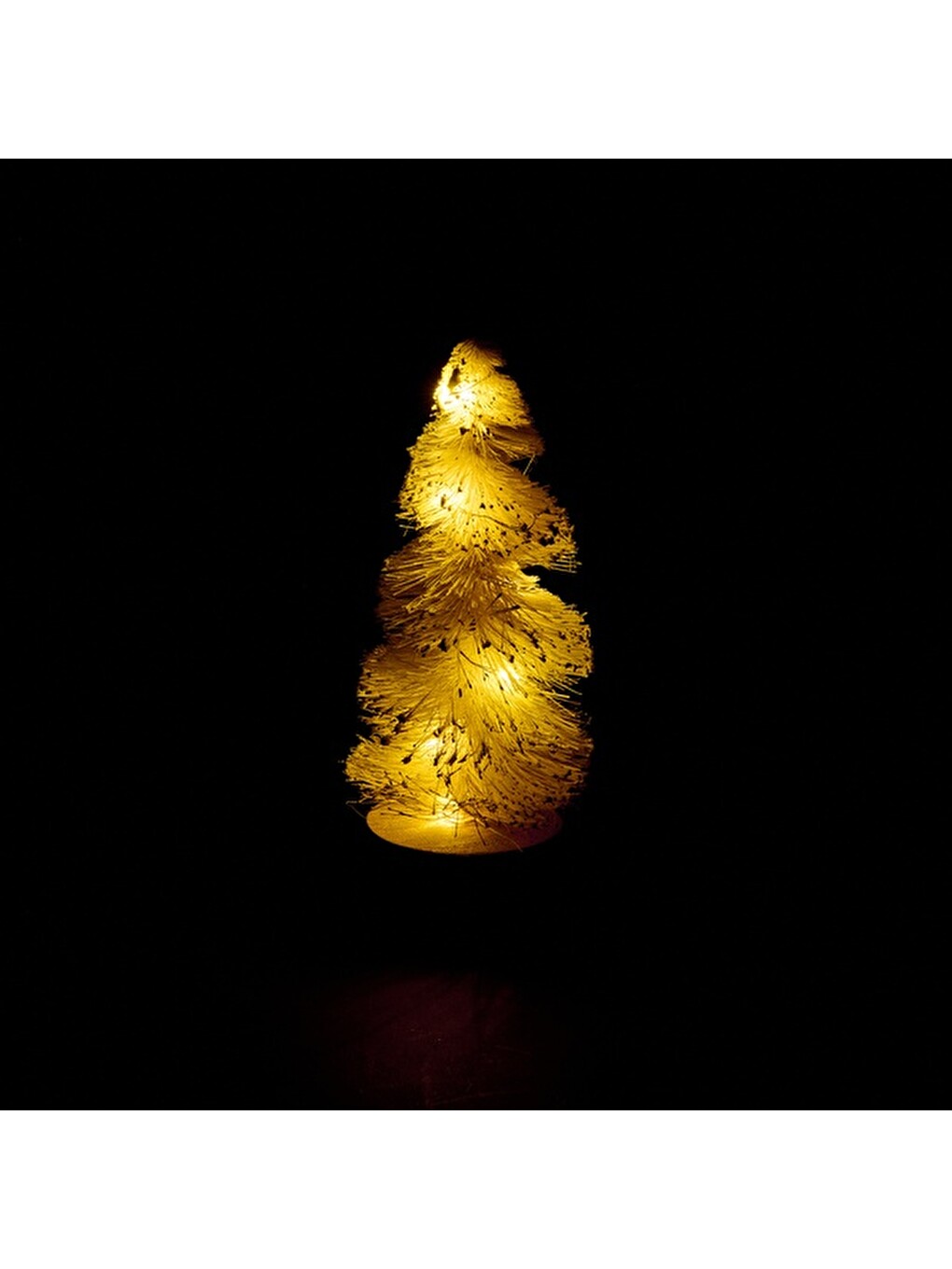 Ledli Ağaç - Kahverengi - 15x6 cm-2