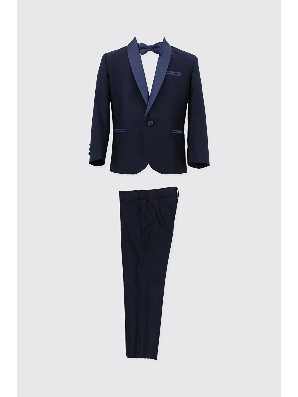 Erkek Çocuk Şal Yaka Lacivert Smokin