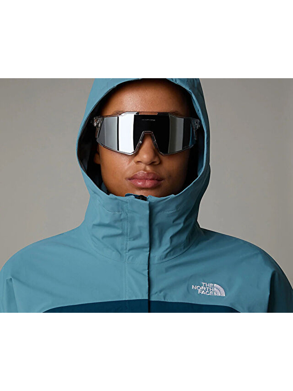 W Dryvent Mono Triclimate Parka Kadın Outdoor Montu Nf0a88t94oj1 Mavi-9