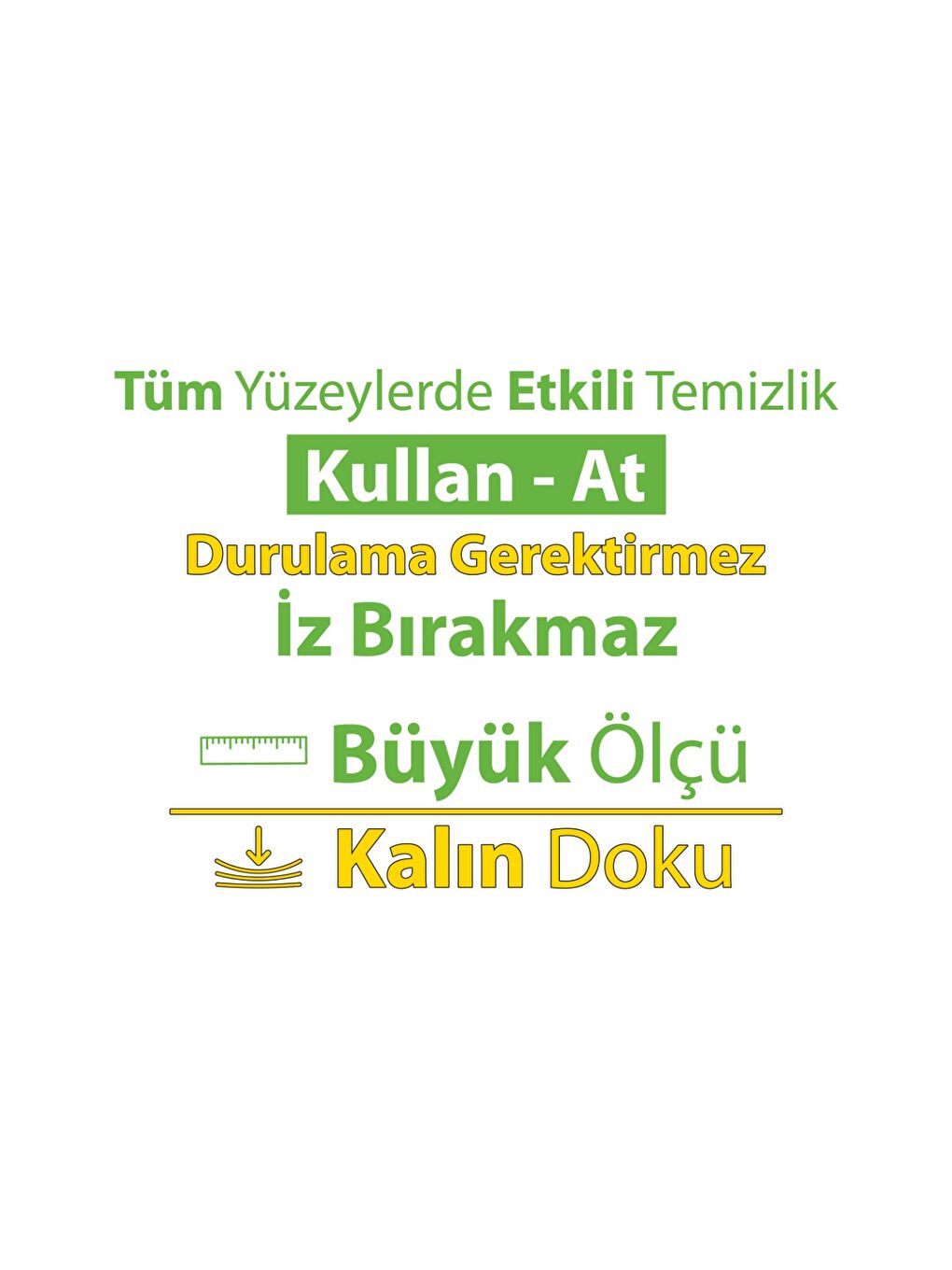 Turco Doğadan Pratik Yüzey Temizlik Havlusu Limon 100 Yaprak-4