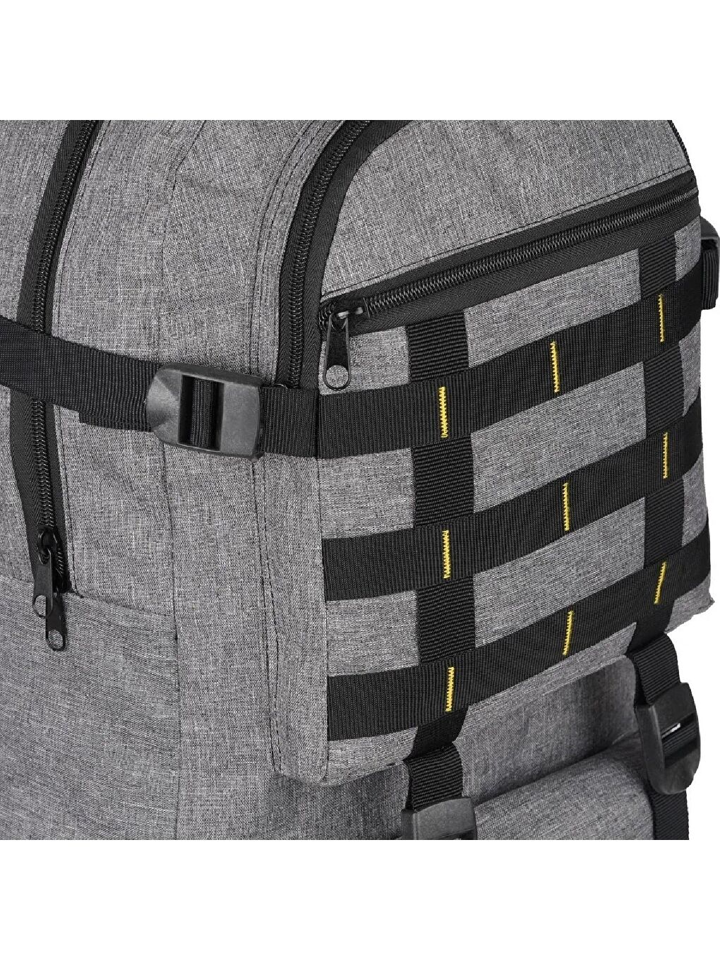 4 Bölmeli Kolonlu Dağcı Sırt Çantası 65 Litre Gri (2550)-4