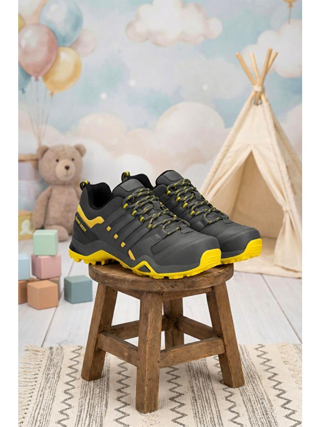 Gri Montana Günlük Erkek Çocuk Outdoor Trekking Günlük Bot 2025-1