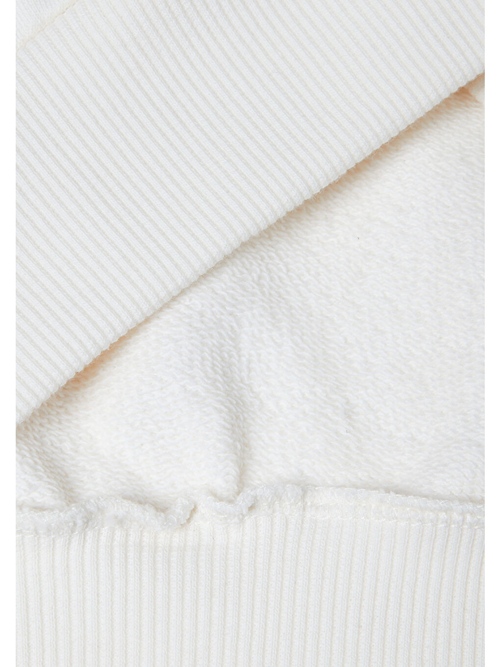 Ekru Kız Çocuk Krem %100 Pamuk Oversize Stranger Things Ön Baskılı Sweatshirt-2