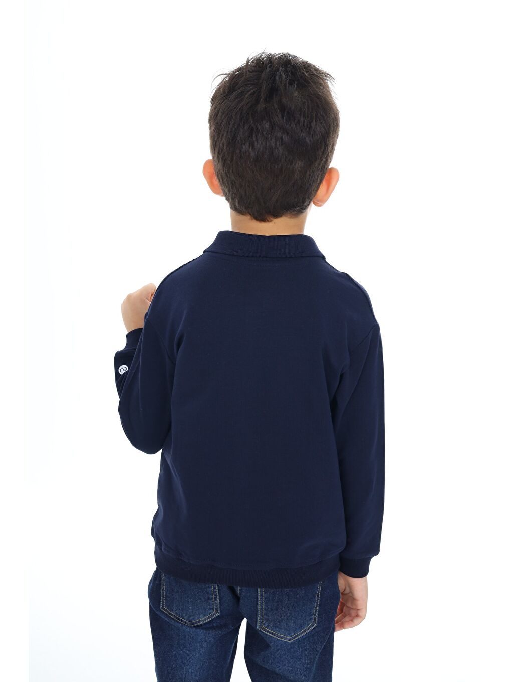 Lacivert Erkek Çocuk Baskılı Tişört-2