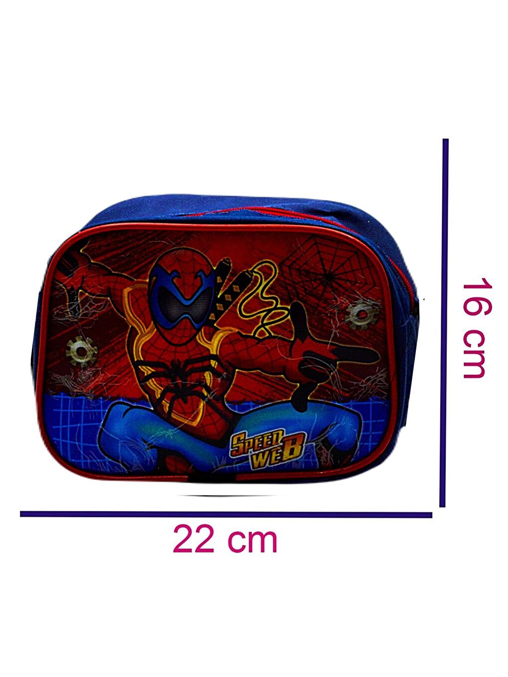 2 Bölmeli Spider Man Okul Sırt Çantası Ve Beslenme Çantası Lacivert KOD:1309-4