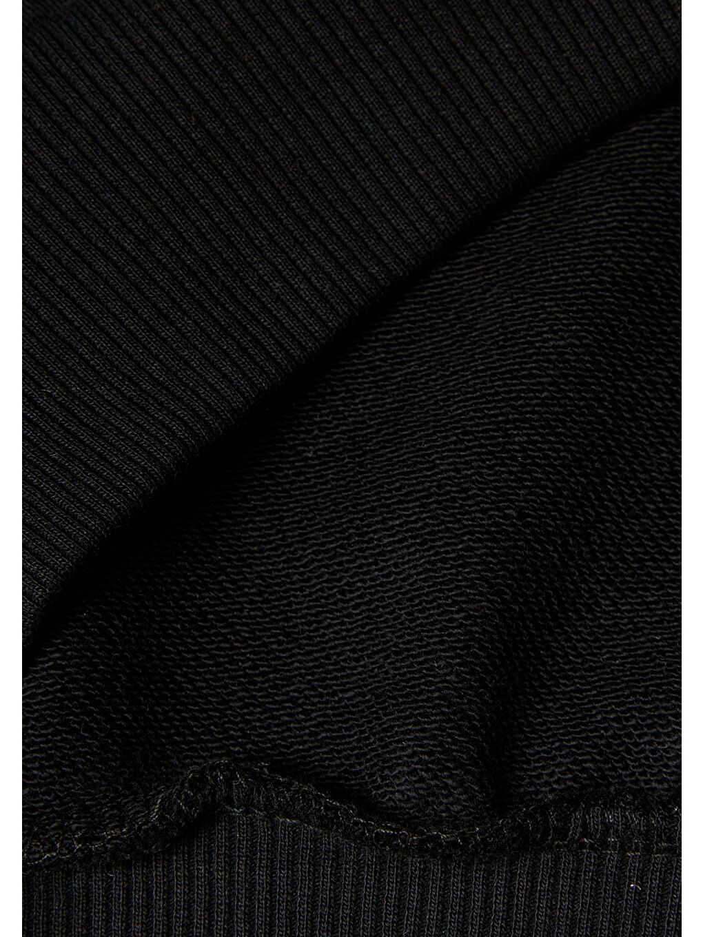 Kız Çocuk Siyah %100 Pamuk Oversize Stranger Things Ön Baskılı Sweatshirt-2