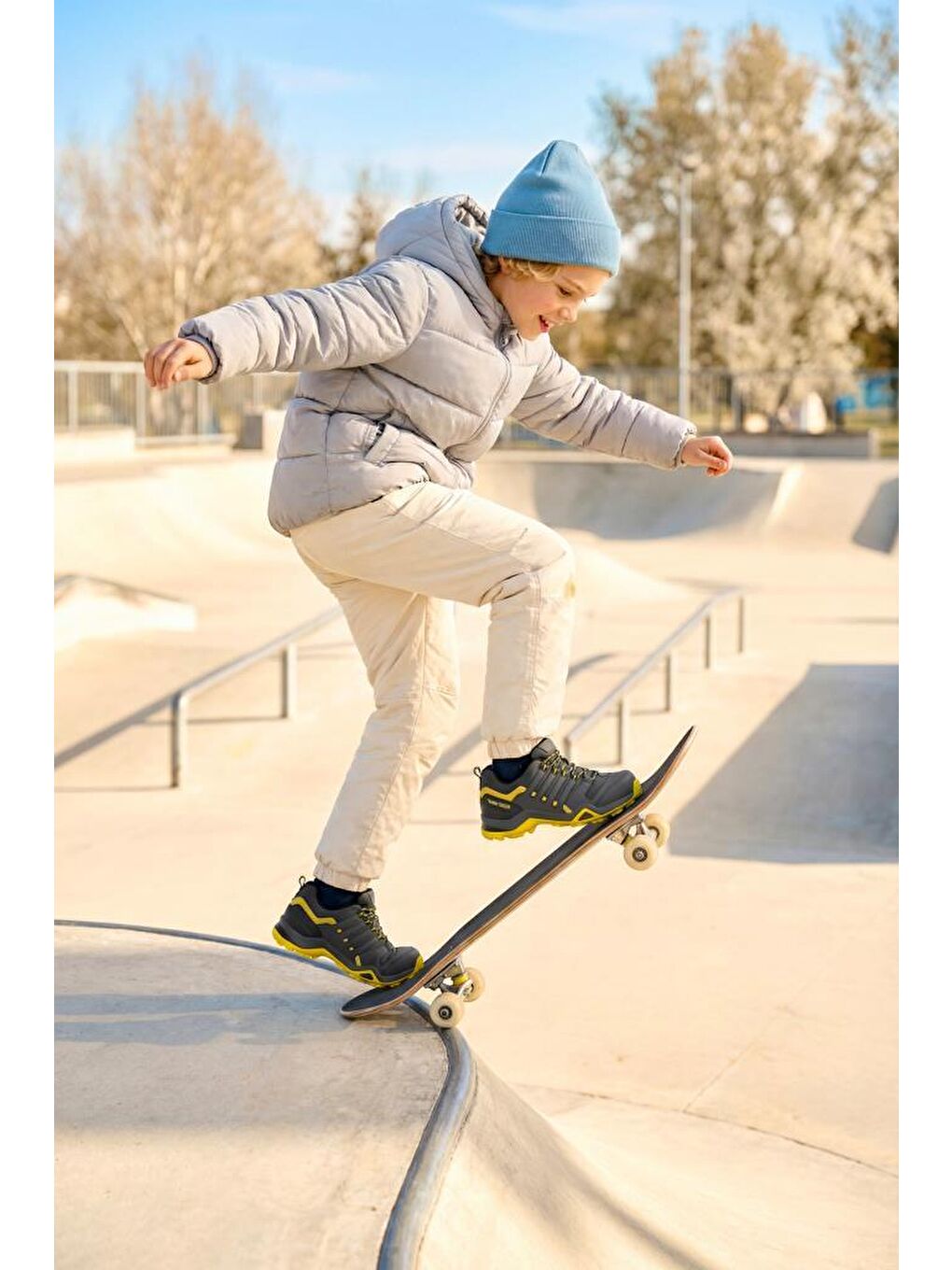 Gri Montana Günlük Erkek Çocuk Outdoor Trekking Günlük Bot 2025-4