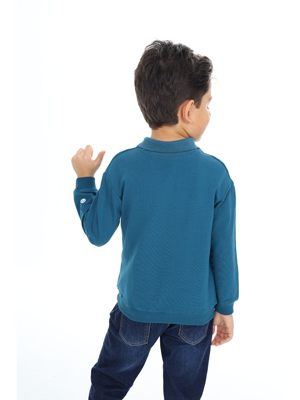 Petrol Erkek Çocuk Baskılı Tişört-3