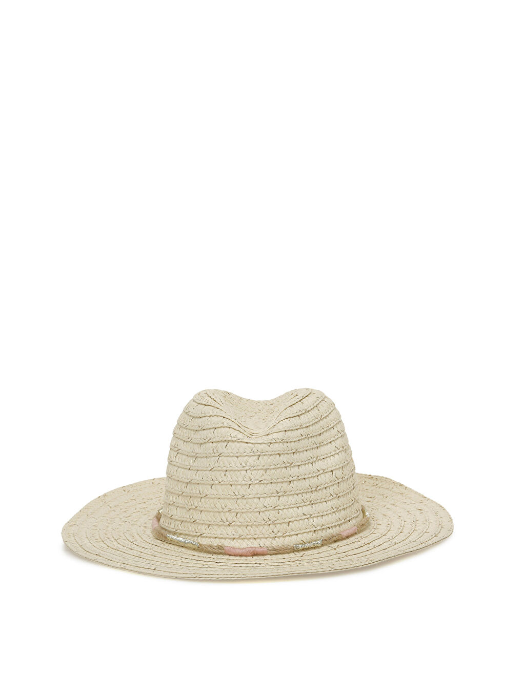 Bej BONCUK STRAW-W 5FX Krem Kadın Hasır Şapka