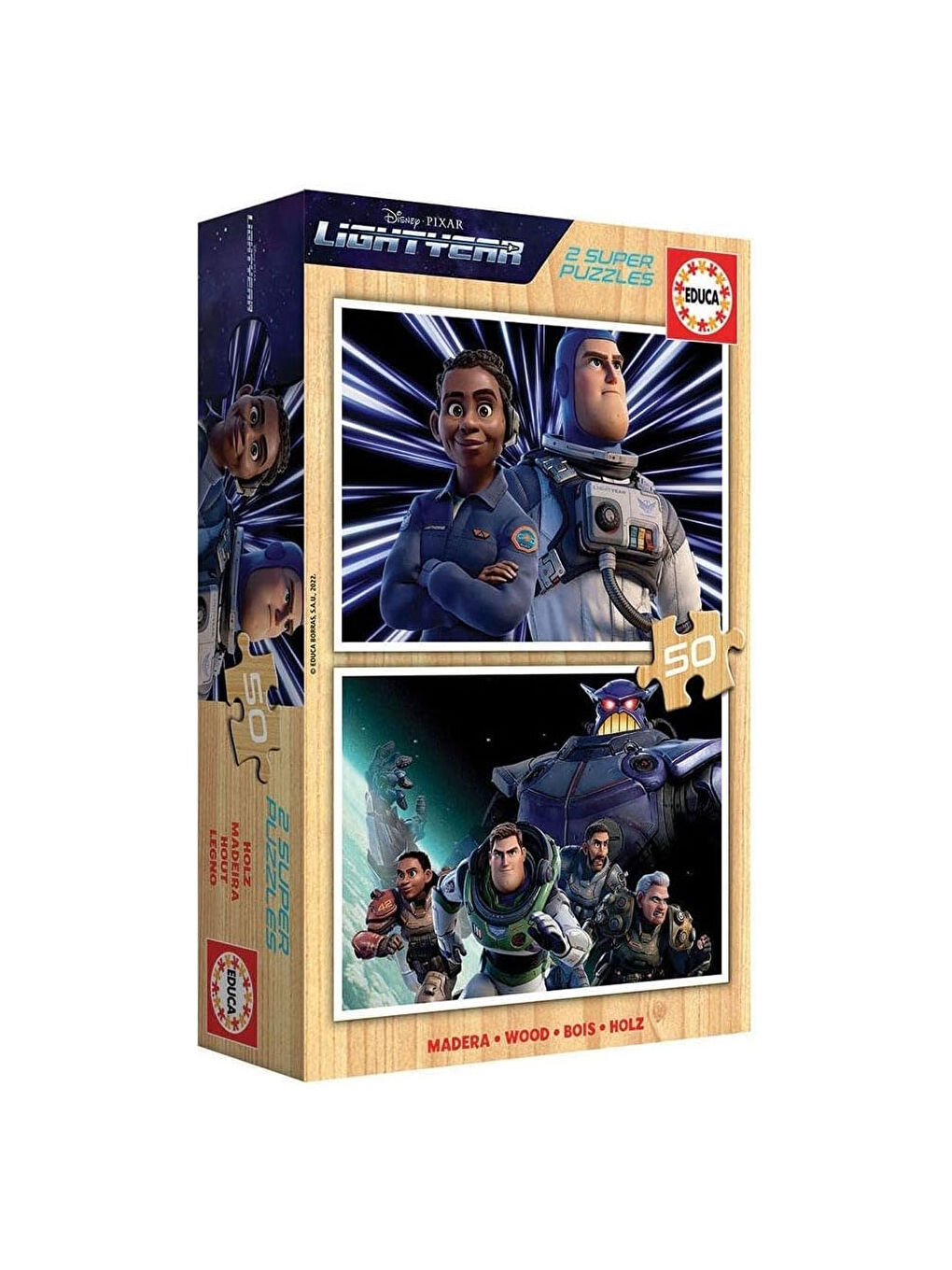 Çocuk Puzzle 2x50 Parça Lightyear 19314