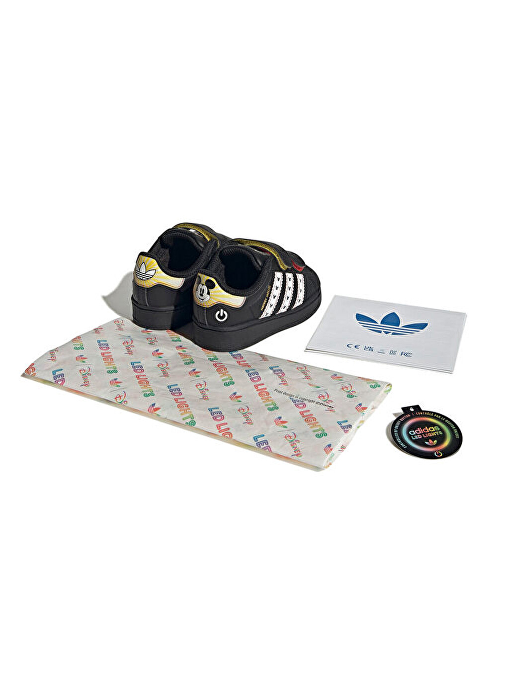 Superstar Led Lights Cf I Bebek Günlük Ayakkabı Jq2806 Siyah-8