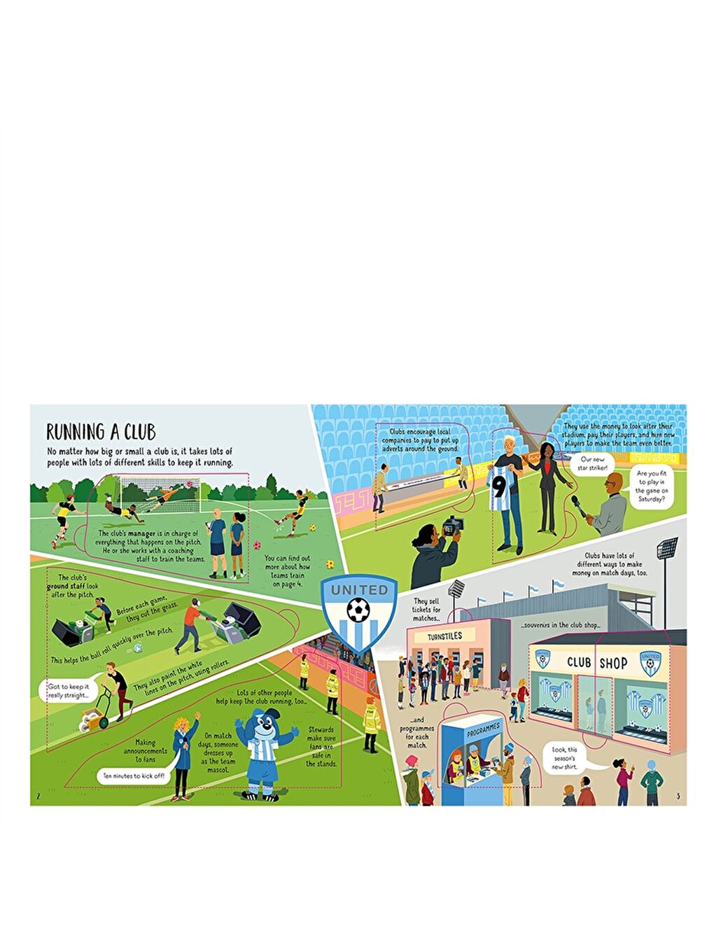 Usborne Look Inside Football - 2