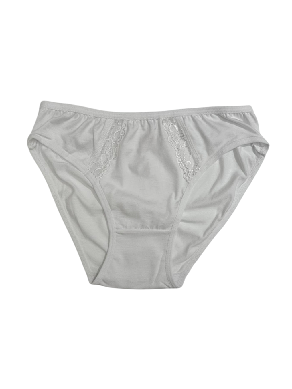 Beyaz Kadın 6 lı Pamuklu Modal Dantelli Külot Seti 2174-1