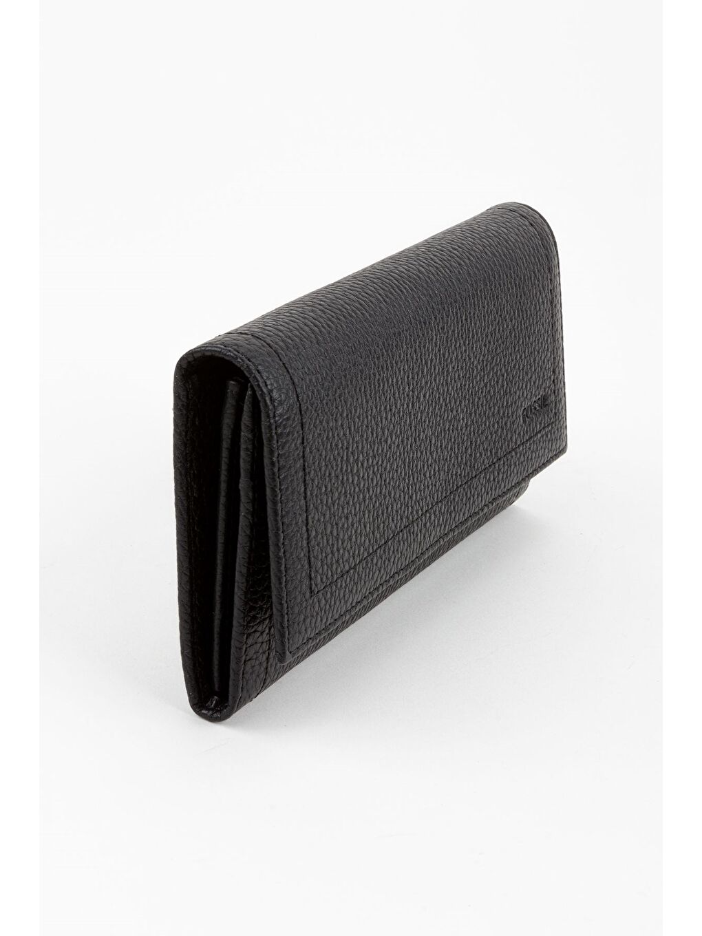 Siyah Kutulu Hakiki Deri Buz Mavi Kadın El Portföyü Uzun Cüzdan-1