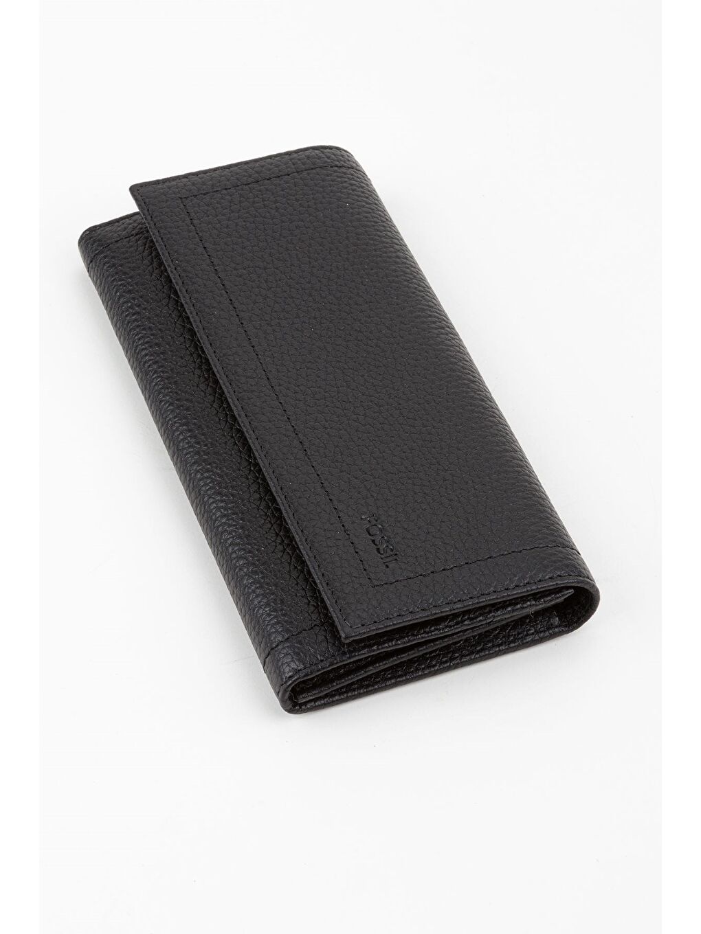 Siyah Kutulu Hakiki Deri Buz Mavi Kadın El Portföyü Uzun Cüzdan-2