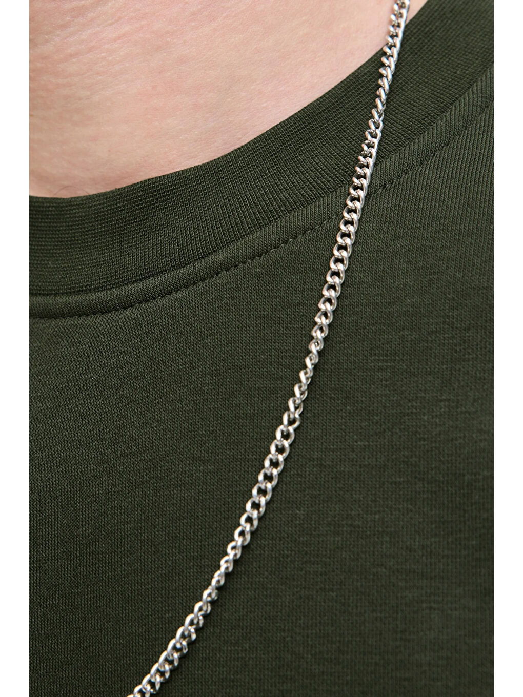 Yeşil Essentials Jjesoho Pamuklu Regular Fit Bisiklet Yaka Sweat 12278791-5