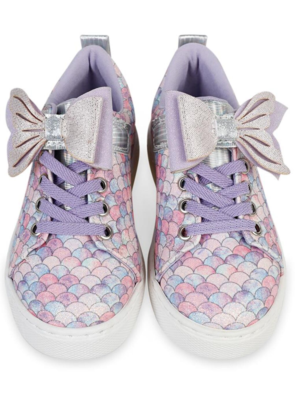 Turkuaz Girls Balık Sırtı Baskılı 26-30 Numara Spor Ayakkabı - Mavi 31-4