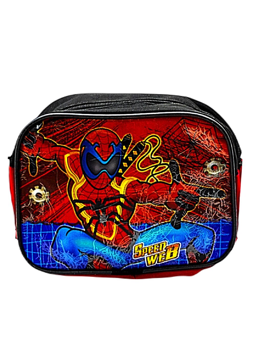 2 Bölmeli Spider Man Okul Sırt Çantası Ve Beslenme Çantası Kırmızı KOD:1309-5