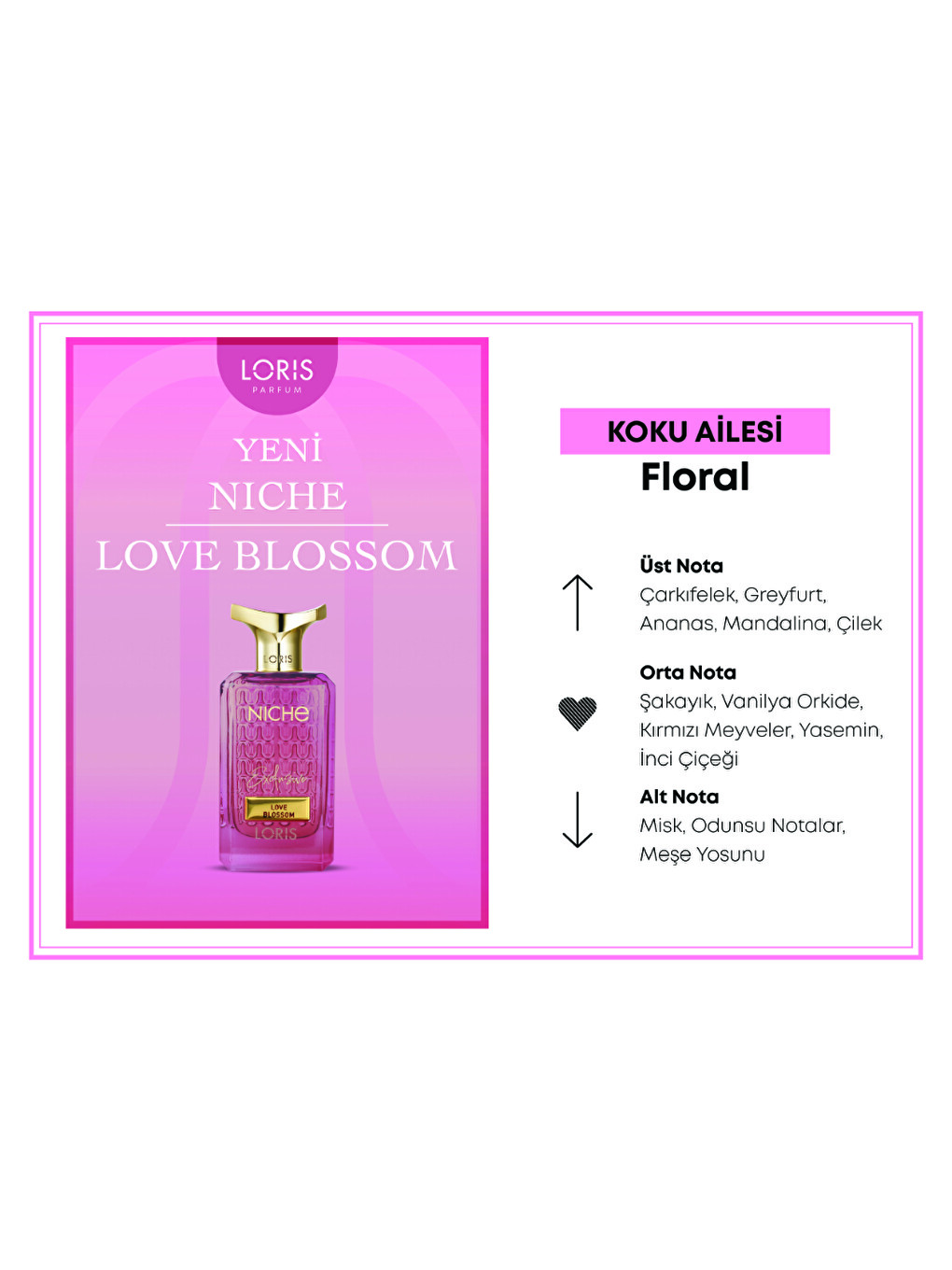 Niche Love Blossom Exclusive Parfüm 70 ML-1