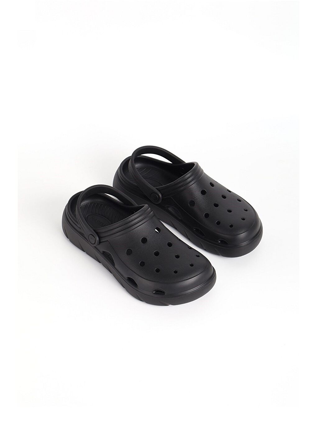 Kadın Kayış Detaylı Siyah Eva Sabo Terlik 23704-1