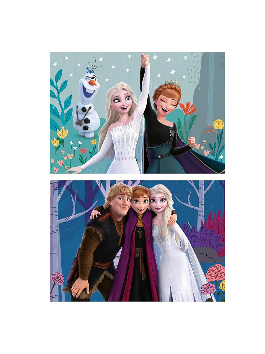 Çocuk Puzzle 2x25 Parça Frozen 19959-1