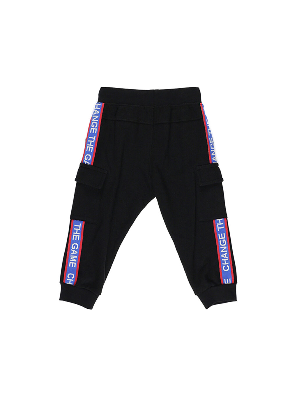 Erkek Bebek Pike Kumaşlı Siyah Pantolon