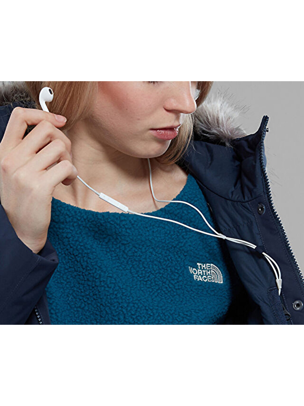 Lacivert Kadın Outdoor Montu T93bmyh2g W Brooklin Parka İi-3