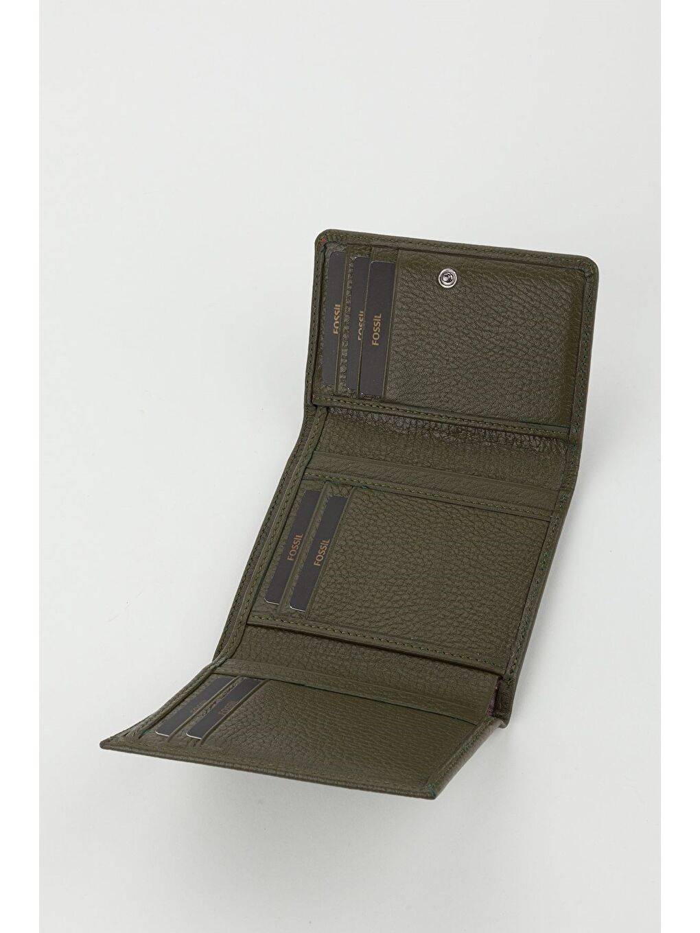 Yeşil Kutulu Hakiki Deri Buz Mavi Kadın El Portföyü Kartlık Cüzdan-2