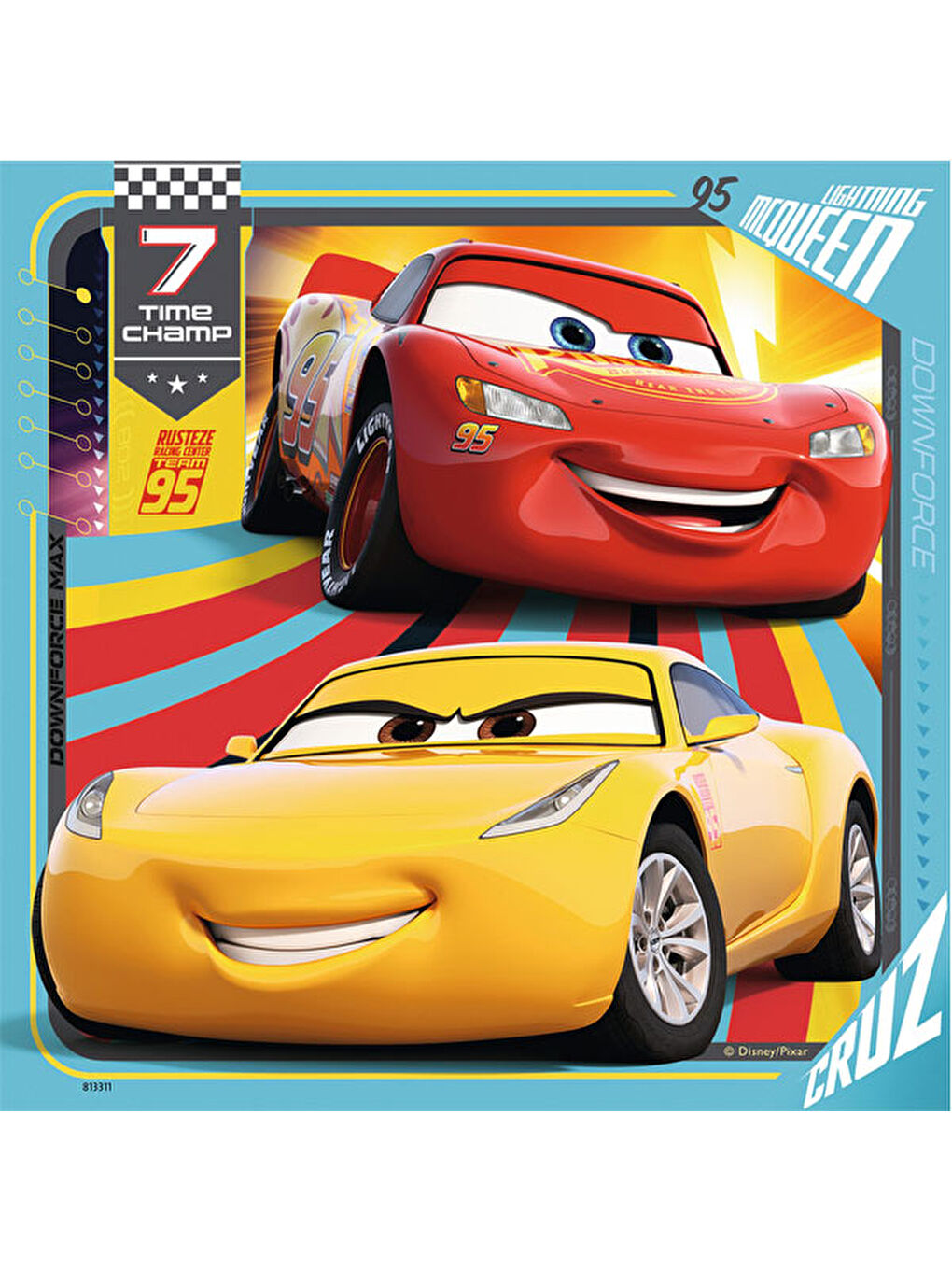 Walt Cars3 3-49 Parça Puzzle 080151-1