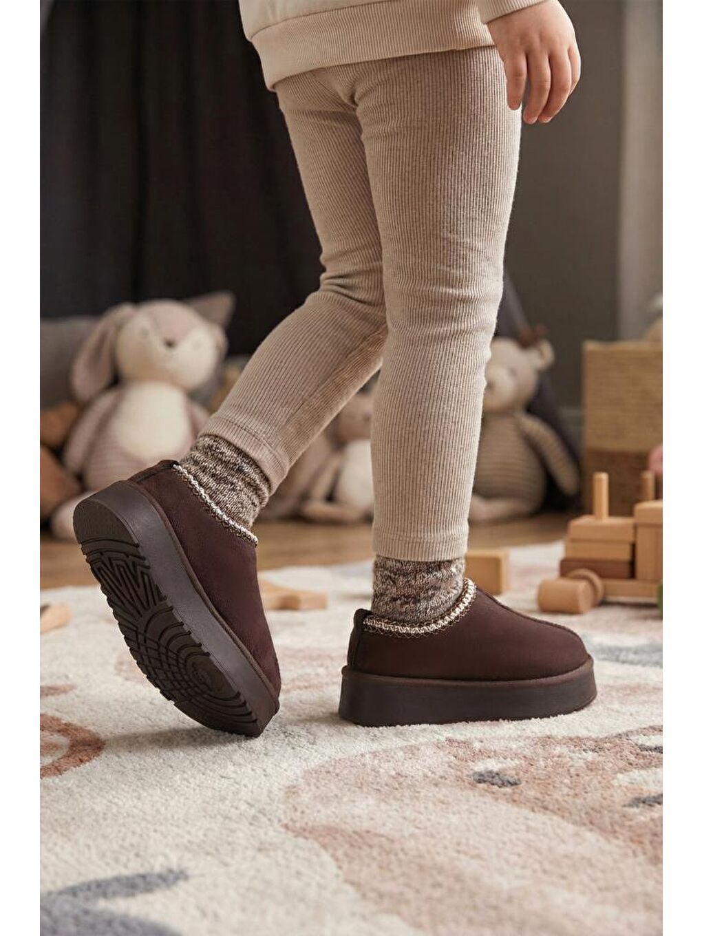 Kahverengi Snie S. Günlük Çocuk Günlük Ayakkabı Sneaker 2025-4