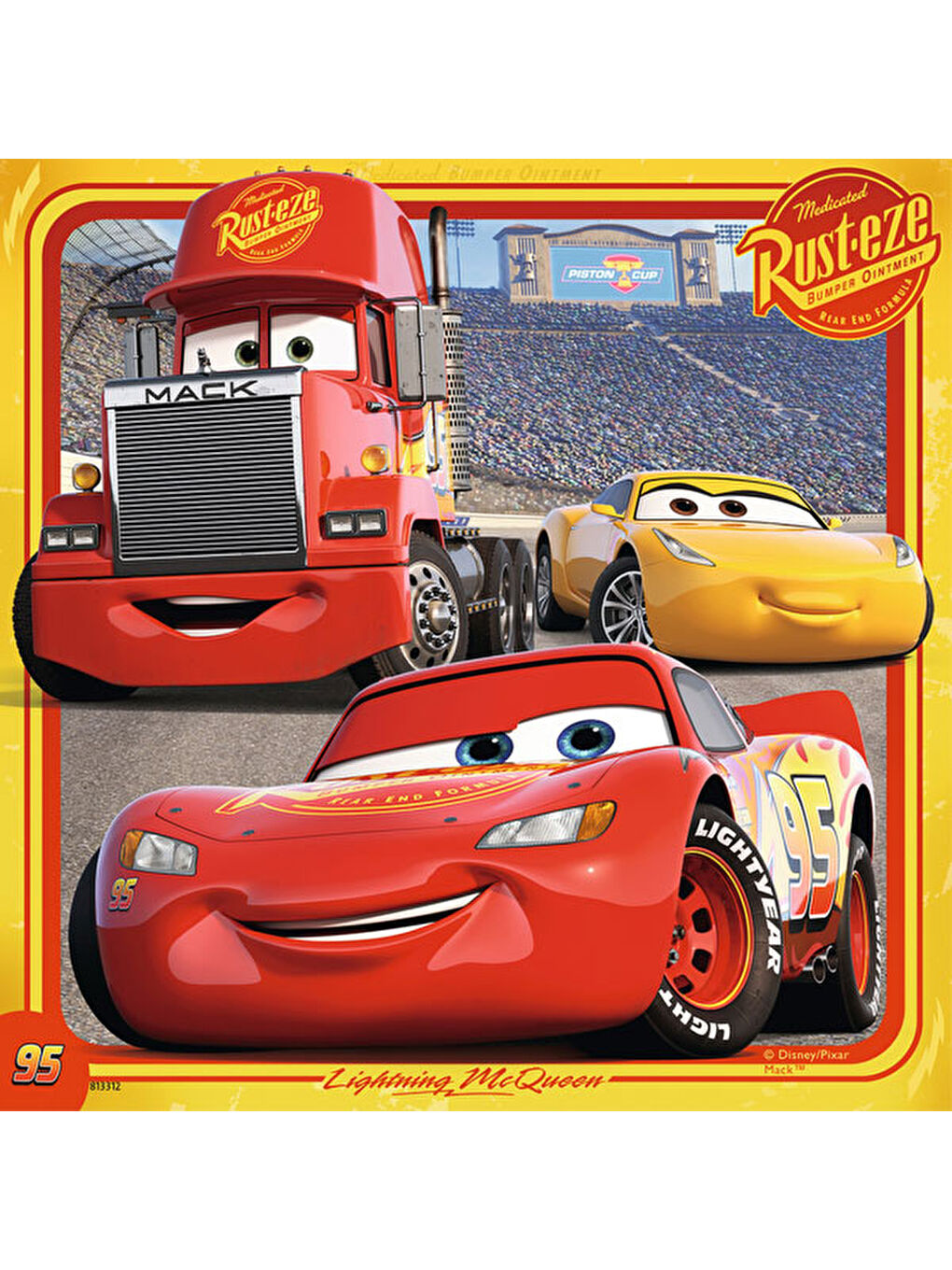 Walt Cars3 3-49 Parça Puzzle 080151-2